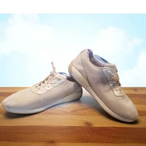 DREW Terrain Shoe Orthopedic Athletic 12WW Women Ivory Mesh Comfort Laceup Shoes